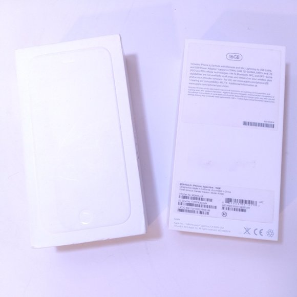 APPLE iPHONE 6 BOX ONLY 16GB Original Packaging OEM Steve Jobs STICKERS 2014 USA - Picture 9 of 13